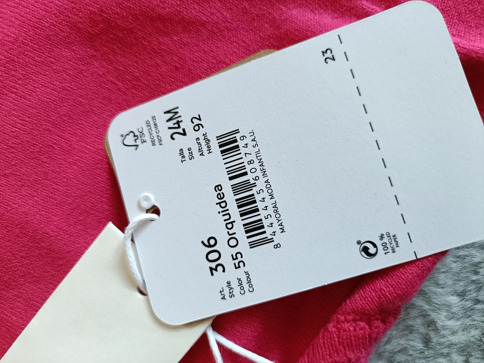 Gilet/boléro Mayoral fuchsia taille 92 – photo 8
